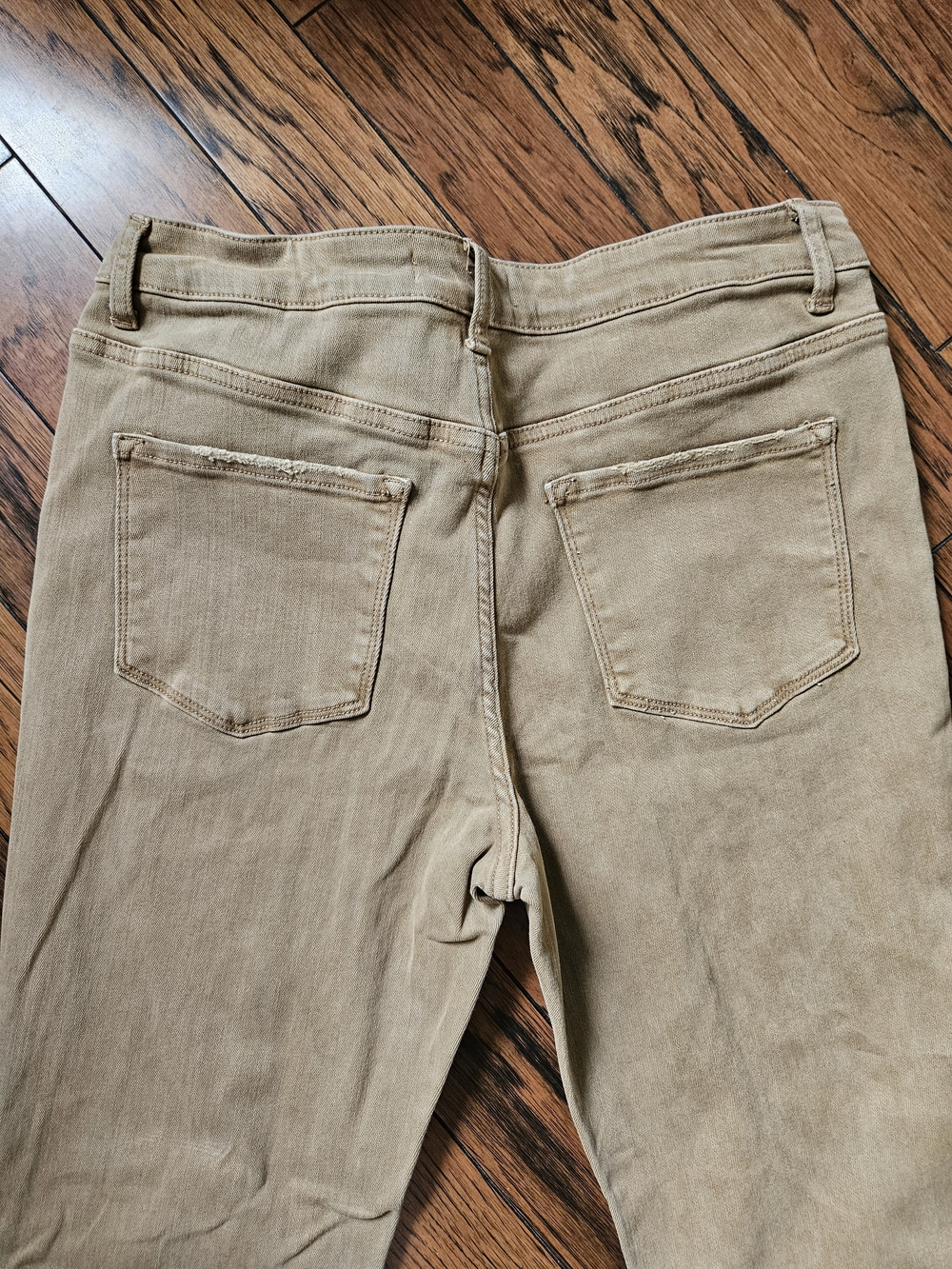Beige Flared Jeans - Picture 6 of 6